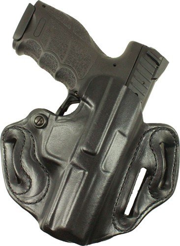 002BAP5Z0.jpg DESANTIS SPEED SCABBARD HOLSTR - RH OWB LEATHER JUDGE 3" BLK