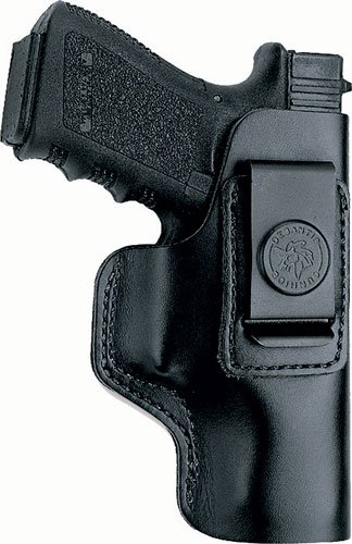DESANTIS INSIDER HOLSTER IWB - RH LEATHER S&W J FR 2" BLACK