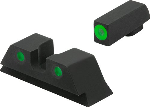0402203111.jpg MEPROLIGHT HYPER BRIGHT TRIT - SET GREEN/GRN FOR GLOCK 42/43