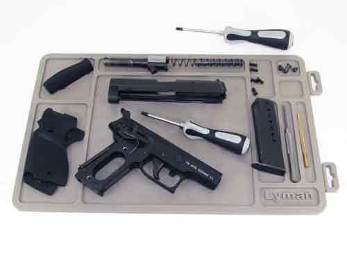 LYMAN PISTOL MAINTENANCE MAT - SYN RUBBER 15.75"X10" FLAT