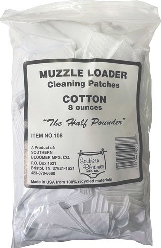 SOUTHERN BLOOMER MUZZLELOADER - CLEANING PATCH 225-PACK