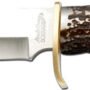 1100091.jpg UNCLE HENRY KNIFE NEXT GEN - STAGLON 5.5" BLD W/LTHR SHEATH