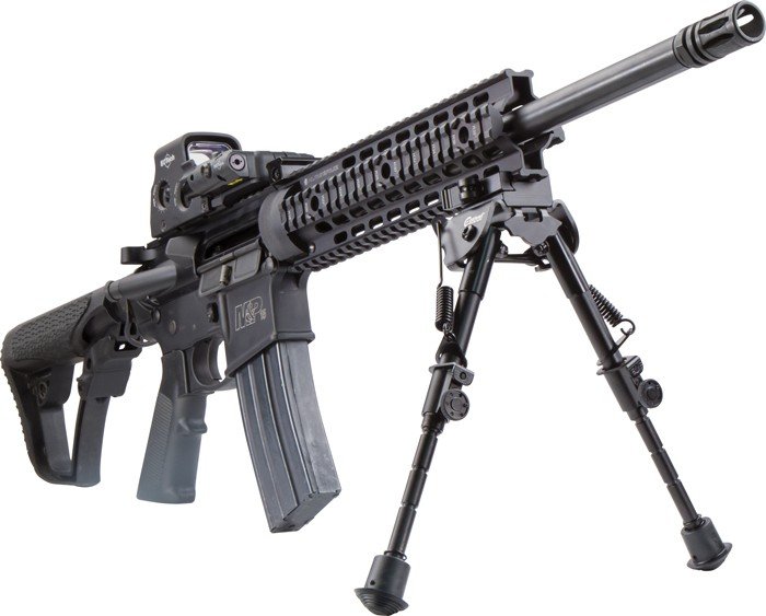 CALDWELL BIPOD XLA 6"-9" FIXED - PICATINNY MOUNT BLACK