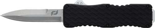 SCHRADE KNIFE UPROAR D/A OTF - 3" D2 BAYONET POINT BLACK/SS