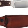 1205104_SHEATH_1.jpg UNCLE HENRY KNIFE NEXT GEN - STAGLON 4.6" BLD W/LTHR SHTH