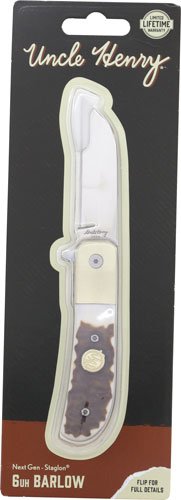 1205107_PKG.jpg UNCLE HENRY KNIFE NEXT GEN - STAGLON 2.7" FOLDER WHARNCLIFE