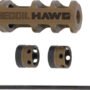 BROWNING SPORTER RECOIL HAWG - MUZZLE BRAKE BRONZE .30 & LESS