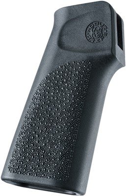 HOGUE AR15 15 DEGREE VERTICAL - GRIP NO FINGER GROOVES BLK