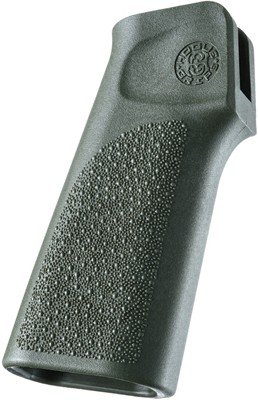 HOGUE AR15 15 DEGREE VERTICAL - POLYMER NO FINGER GROOVES OD