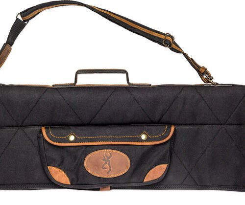 BROWNING LONA CANVAS GUN CASE - 34.5" O/U TKDWN BLK/BRWN TRIM