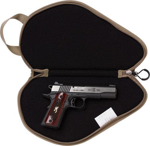 BROWNING RANGE PRO PISTOL RUG - 11" VINTAGE TAN W/2MAG POCKETS