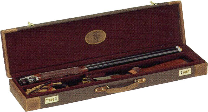 BROWNING LUGGAGE CASE O/U TO - 34" BBL LONA FLINT/BROWN