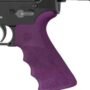HOGUE AR-15 BEAVERTAIL GRIP - W/FINGER GROOVES PURPLE