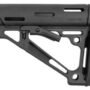 HOGUE AR-15 COLLAPSIBLE STOCK - BLACK RUBBER COMMERCIAL