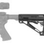 HOGUE AR-15 COLLAPSIBLE STOCK - BLACK RUBBER COMMERCIAL