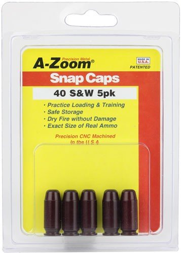 15114a_pkg.jpg A-ZOOM METAL SNAP CAP .40SW - 5-PACK