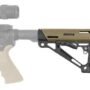 HOGUE AR-15 COLLAPSIBLE STOCK - FLAT DARK EARTH RUBBER MILSPEC