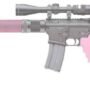 HOGUE AR-15 COLLAPSIBLE STOCK - PINK RUBBER MIL-SPEC
