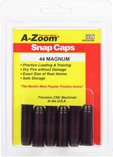 A-ZOOM METAL SNAP CAP .44 MAG. - 6-PACK