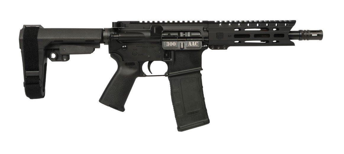 191bb001dff2 DIAMONDBACK FIREARMS DB-15 PIST 300BLK BLK 8" SBA3