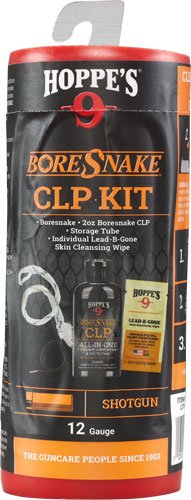 HOPPES BORESNAKE CLEANING KIT - COMBO W/CLP 12GA SHOTGUN