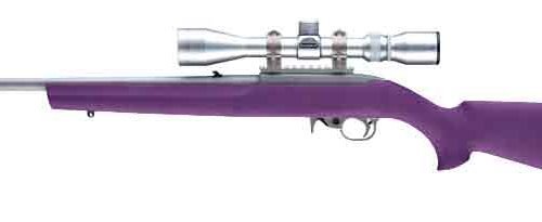 22006H.jpg HOGUE STOCK RUGER 10/22 - STANDARD WEIGHT BARREL PURPLE