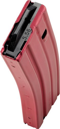 3004175.jpg CPD MAGAZINE AR15 5.56X45 30RD - RED FINISH ALUMINUM