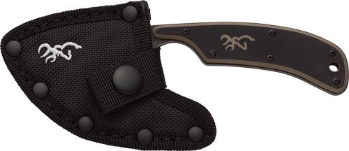 BROWNING KNIFE CUTOFF SKINNER - 2.5" BLADE BLACK W/SHEATH