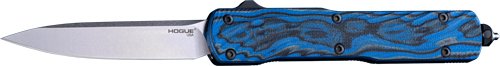 HOGUE COUNTERSTRIKE AUTO 3.35" - OTF DROP POINT G10 COVER BLUE