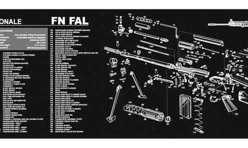 36FNFAL.jpg TEKMAT ARMORERS BENCH MAT - 12"X36" FN-FAL