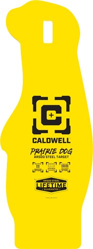 4001099.jpg CALDWELL AR500 PRARIE DOG TRGT - 3/8" AR500 STEEL YELLOW