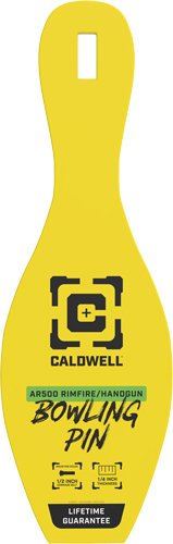 4002312.jpg CALDWELL AR500 RIMFIRE BOWLING - PIN TARGET 1/4" YELLOW