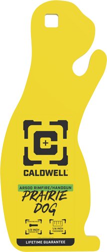 4002313.jpg CALDWELL AR500 RIMFIRE PRAIRIE - DOG TARGET 1/4" YELLOW