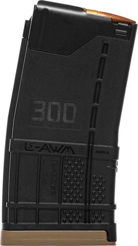 LANCER MAGAZINE L5AWM AR-15 - 300BLK 20RD OPAQUE BLACK