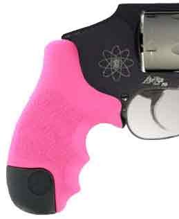 HOGUE GRIPS S&W J FRAME RB - CENT./POLY BODYGUARD PINK