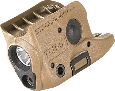 69278.jpg STREAMLIGHT TLR-6 LIGHT/LASER - FOR GLOCK 42/43 FDE BROWN