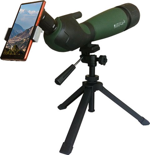KONUS SPOTTING SCOPE 20-60X80 - TRIPOD & SMART PHONE ADAPTER