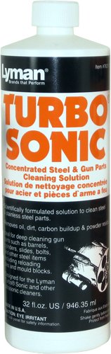 LYMAN TURBO SONIC GUN PARTS - CLEANING SOLUTION 32OZ BOTTLE