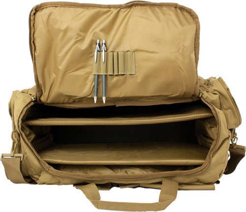 80261coy_inside.jpg RED ROCK OPERATIONS DUFFLE BAG - 7 EXTERNAL UTILITY POUCHES TAN