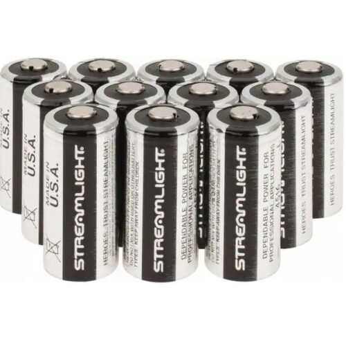 STREAMLIGHT CR123A LITHIUM BATTERIES 12PK