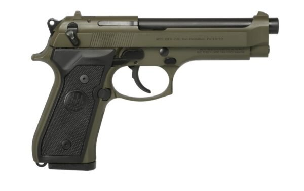 BERETTA 92FS 9MM OD GREEN 4.9" 15+1