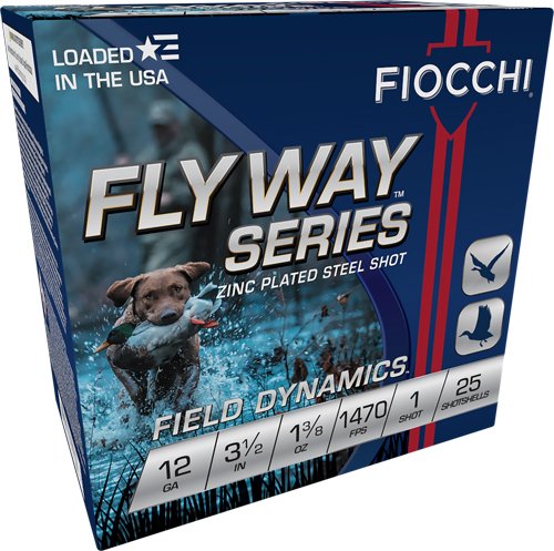 A1235ST1 FIOCCHI FLYWAY 12GA 3.5" #1 - 1470FPS 1-3/8OZ 25RD 10BX/CS