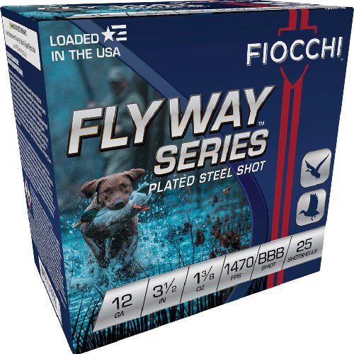 A1235ST3B.jpg FIOCCHI FLYWAY 12GA 3.5" - 1-3/8OZ #BBB 25RD 10BX/CS