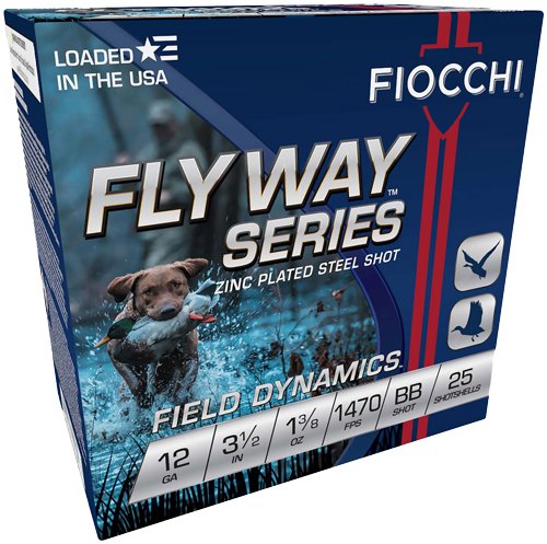 A1235STBB FIOCCHI FLYWAY 12GA 3.5" - 1-3/8OZ #BB 1470FPS 25RD 10B/C