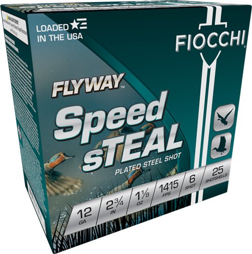 A12FST6.jpg FIOCCHI FLYWAY 12GA 2.75" - 1-1/8OZ #6 1415FPS 25RD 10BX/C