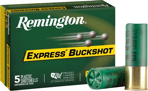 A20636.jpg REMINGTON BUCKSHOT 12GA 3" - 00 BUCK 15 PELLETS 5RD 50BX/CS