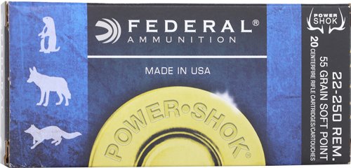 A22250A_6.jpg FEDERAL POWER-SHOK 22-250 REM - 55GR SP 20RD 10BX/CS