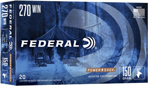 A270B_2.jpg FEDERAL POWER-SHOK 270 WIN - 150GR SP 20RD 10BX/CS