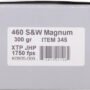 UNDERWOOD 460 SW MAG 300GR - XTP JHP 20BX/10CS