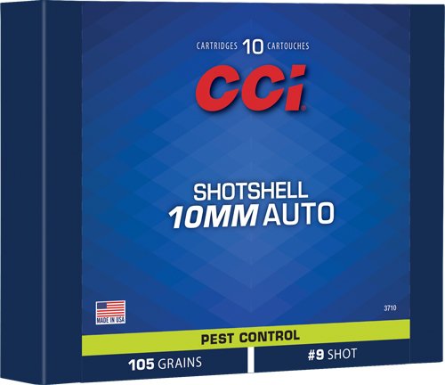 A3710.jpg CCI SHOTSHELL 10MM 105GR - #9 SHOT 10RD 20BX/CS